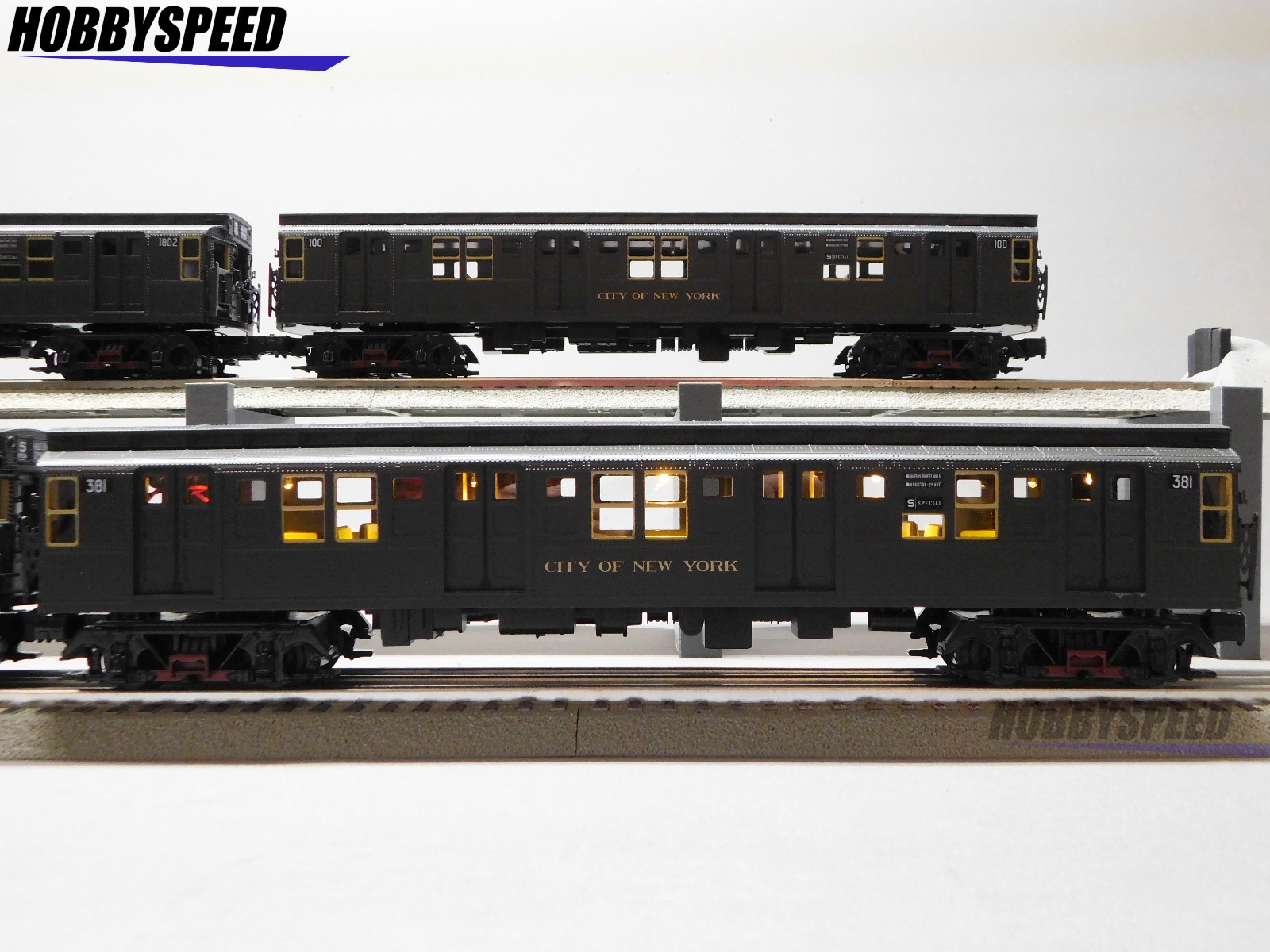MTH PREMIER MTA R1 4-CAR SUBWAY SET W/PROTO 3 O GAUGE train nyc 20-21941-1 NEW