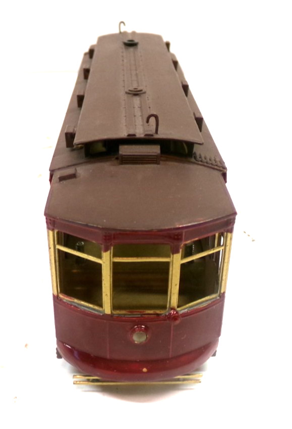 Fairfield Traction HO brass brill trolley in original box (lot BB 566)