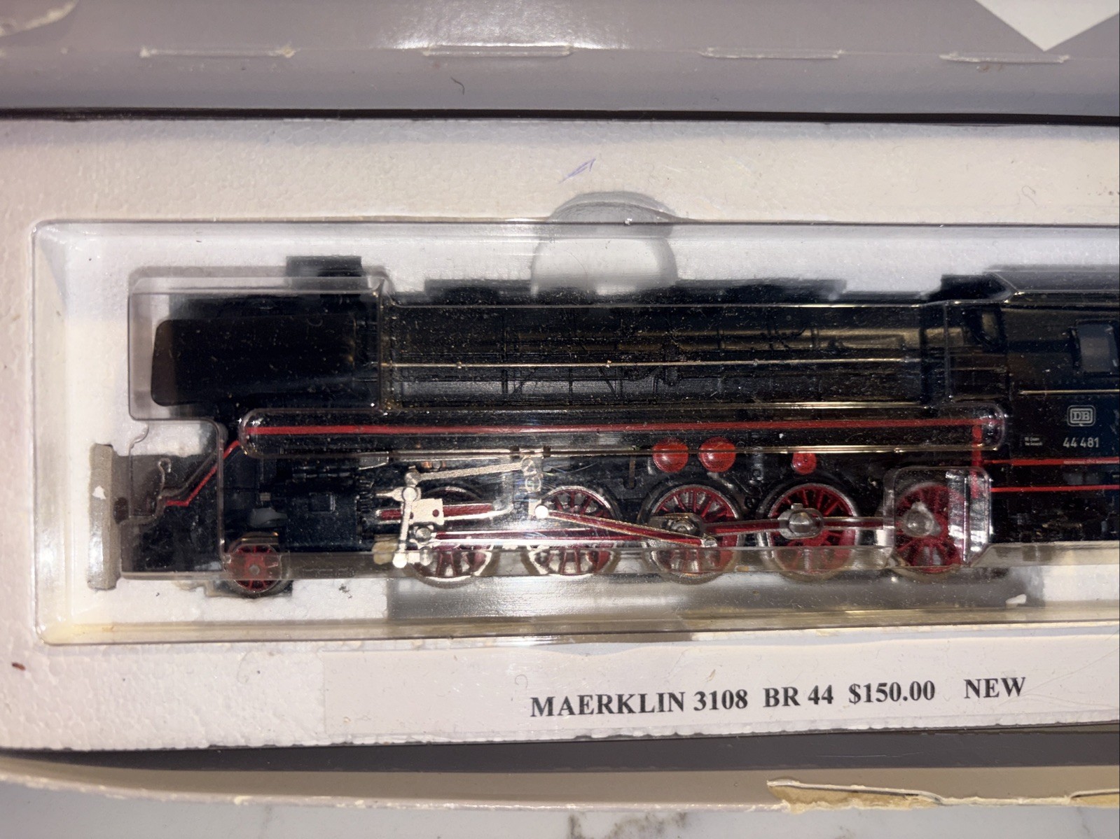 Märklin 3108 Dampflokomotive BR 44 der DB aus Sammlung mit OVP New Old Stock