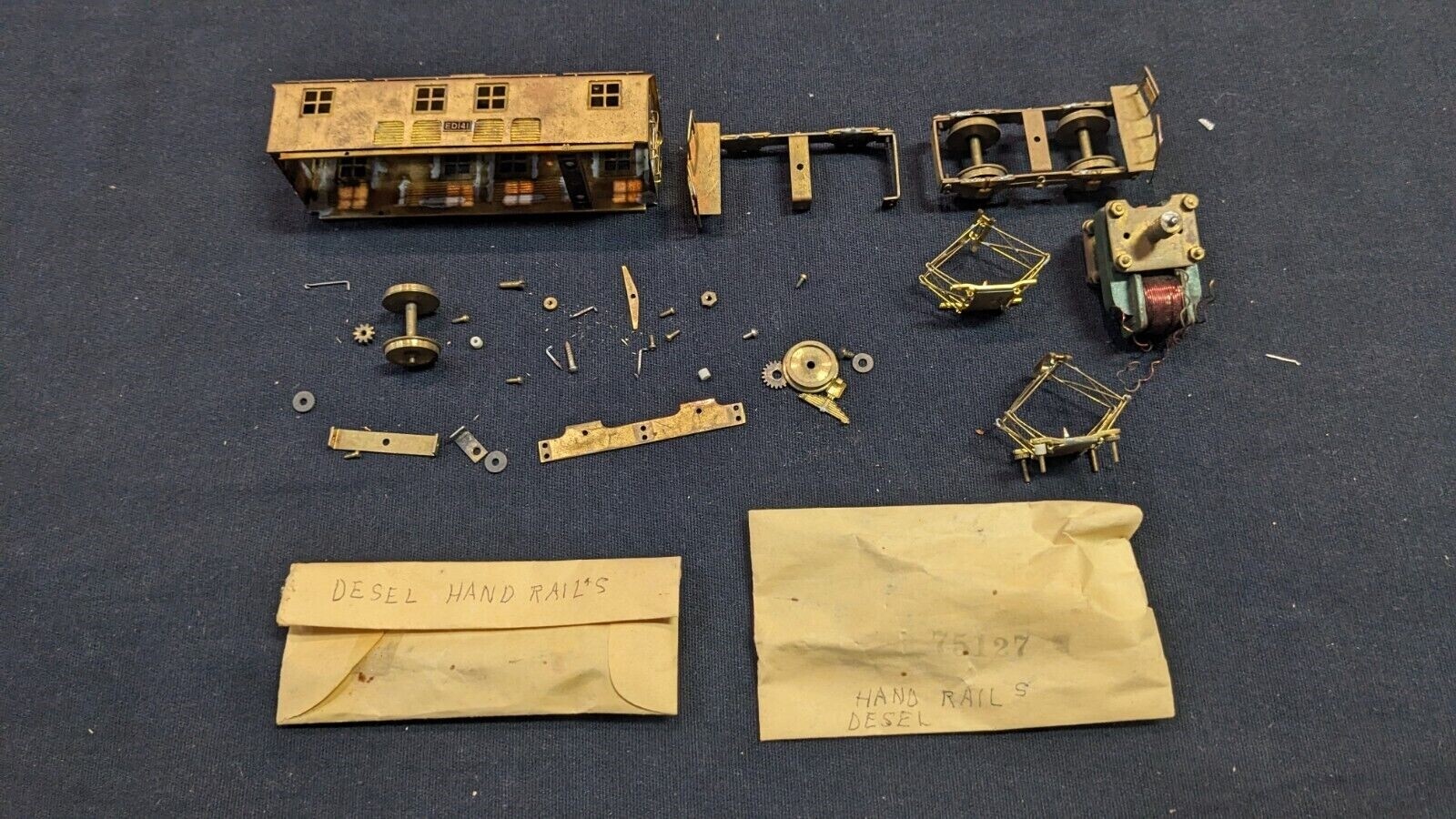 Ken Kidder HO Brass Model ED141 Kawai 8-Wheel Box Cab
