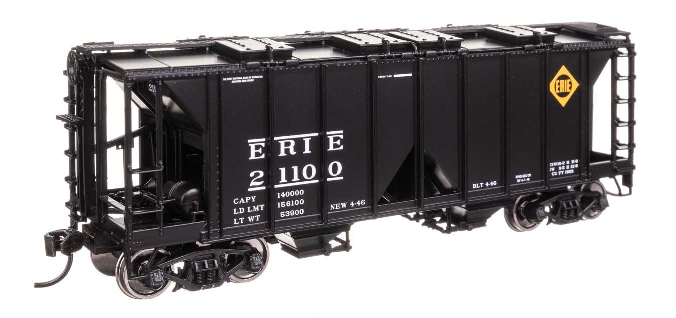 49715 Walthers HO ACF 1958 Cu Ft Covered Hopper Erie #21106