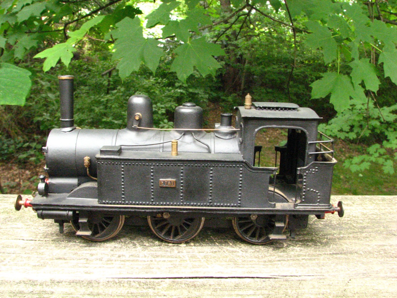 European French ETAT 0-6-0 O Scale 32MM Tank Style Brass Steam Engine Locomotive