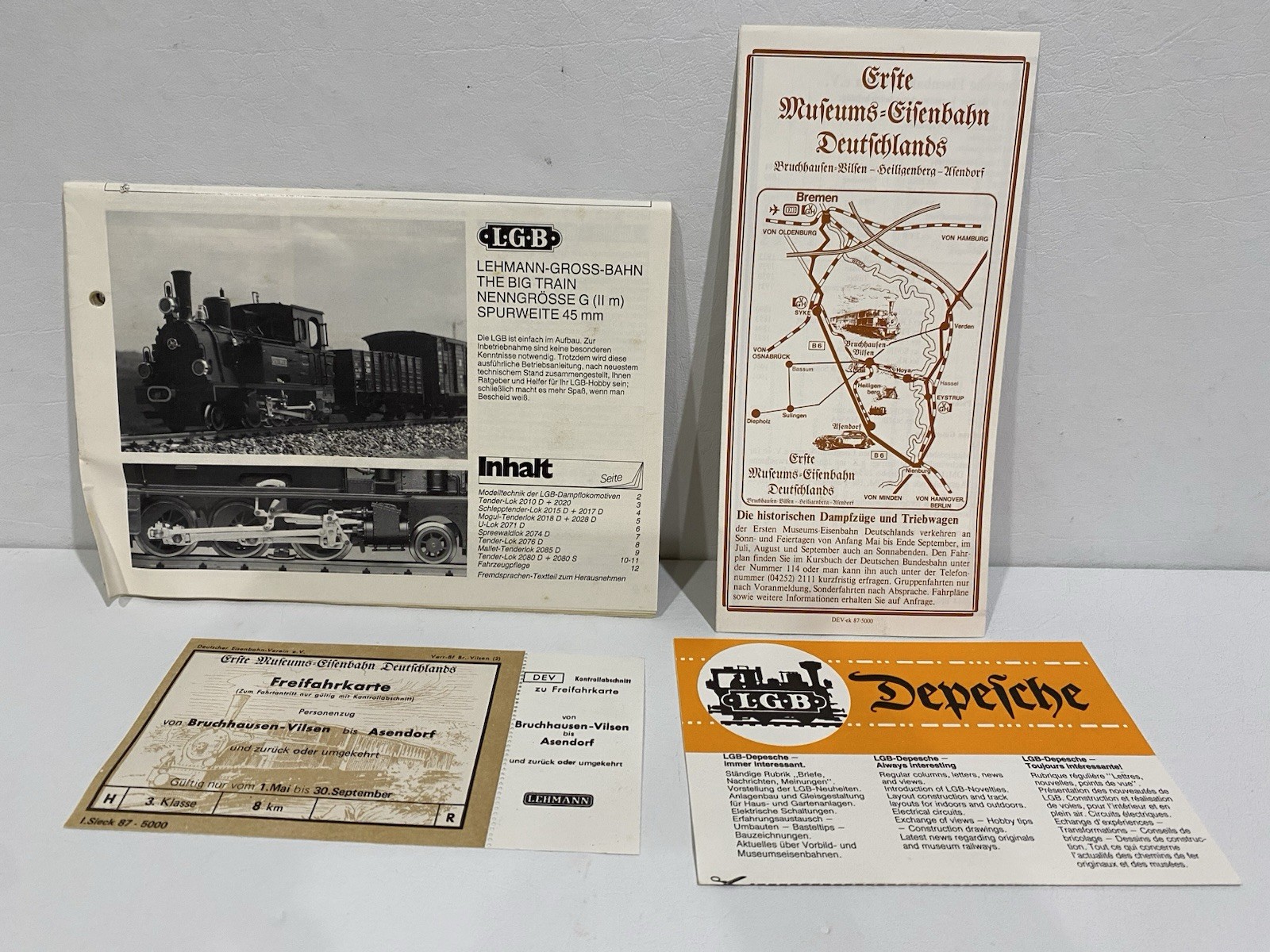 LGB 2074 Spreewald Steam Locomotive VG/BOX TESTED G Gauge