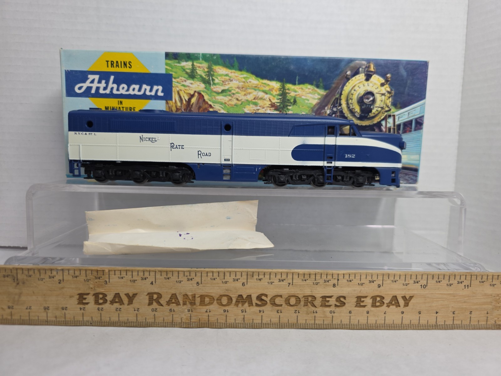 Athearn HO 3310 Nickel Plate Road 182 PA-1 Diesel Loco Clean Needs Motor Mounts