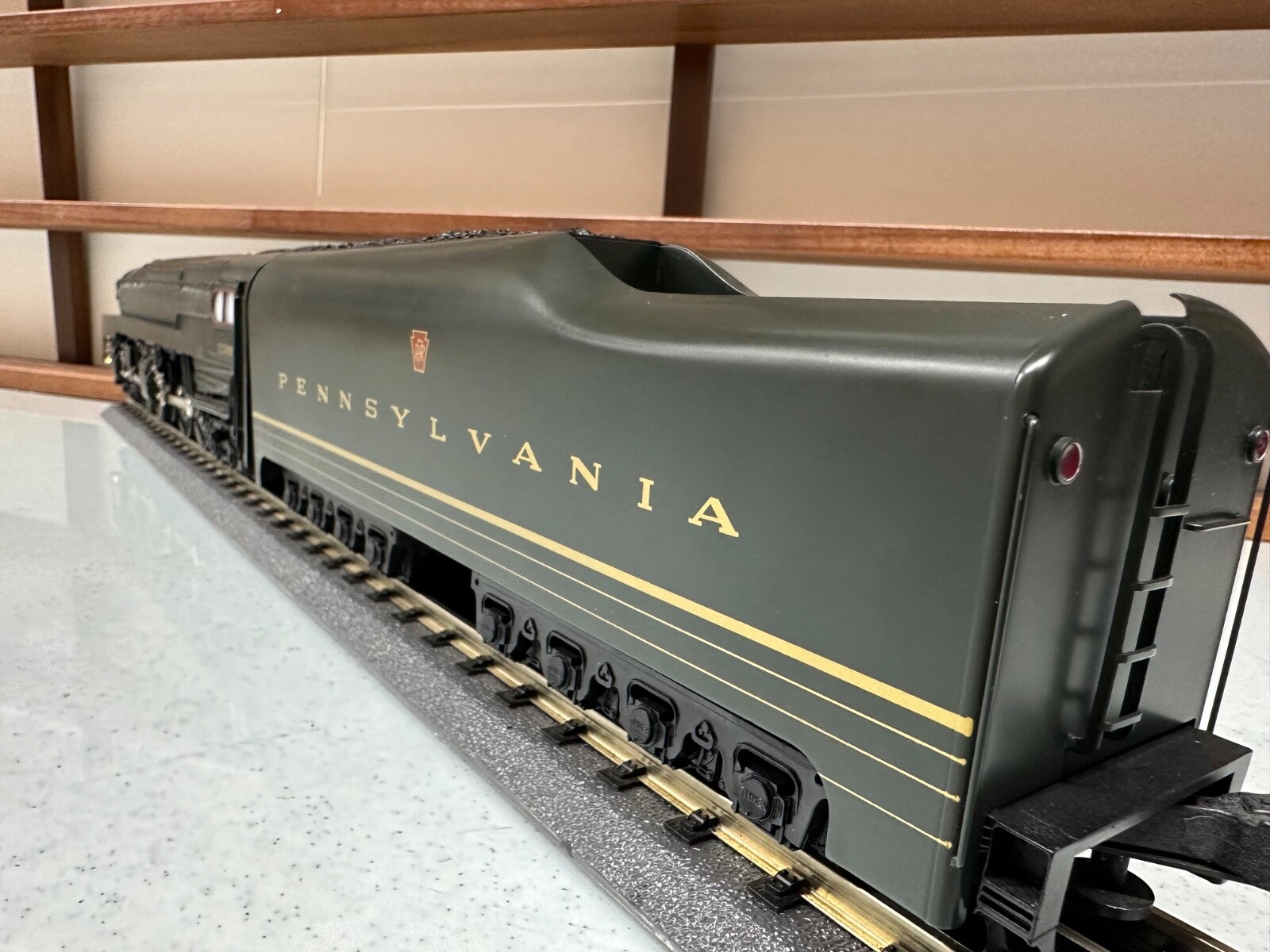 Right-Of-Way O Scale 3 Rail PRR T1 4-4-4-4 Steam Engine & Tender #5508 Used