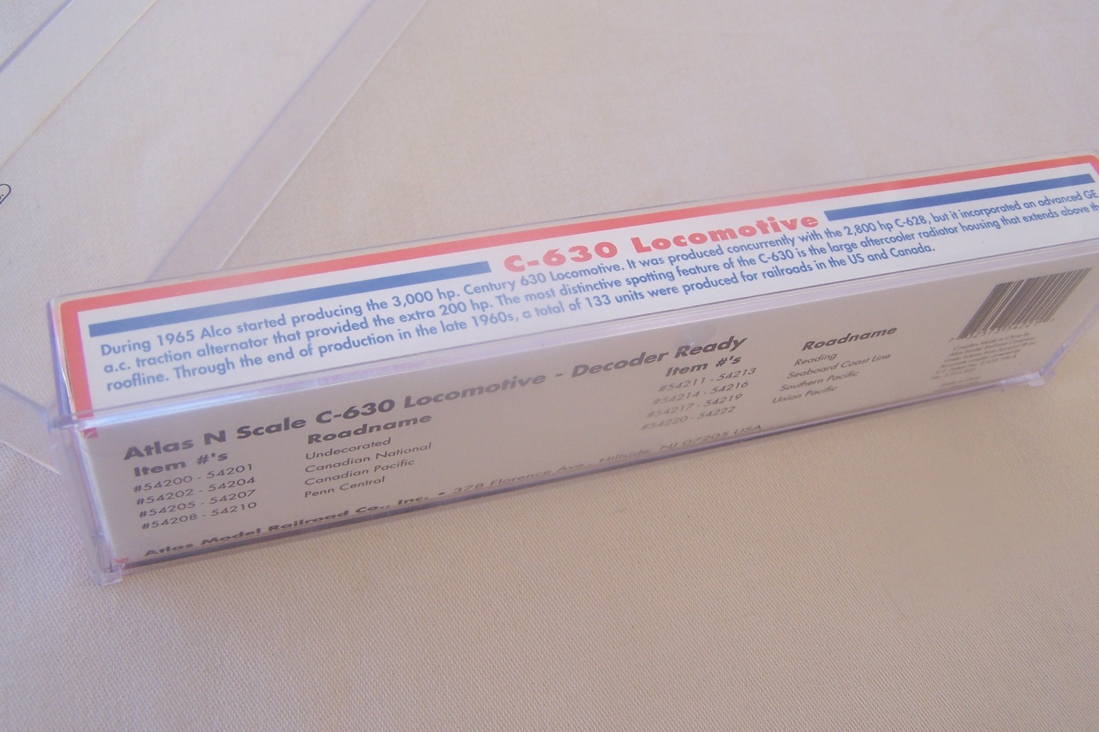 Atlas N Scale C630 C-630 UNION PACIFIC Complete Shell Assy w/handrails