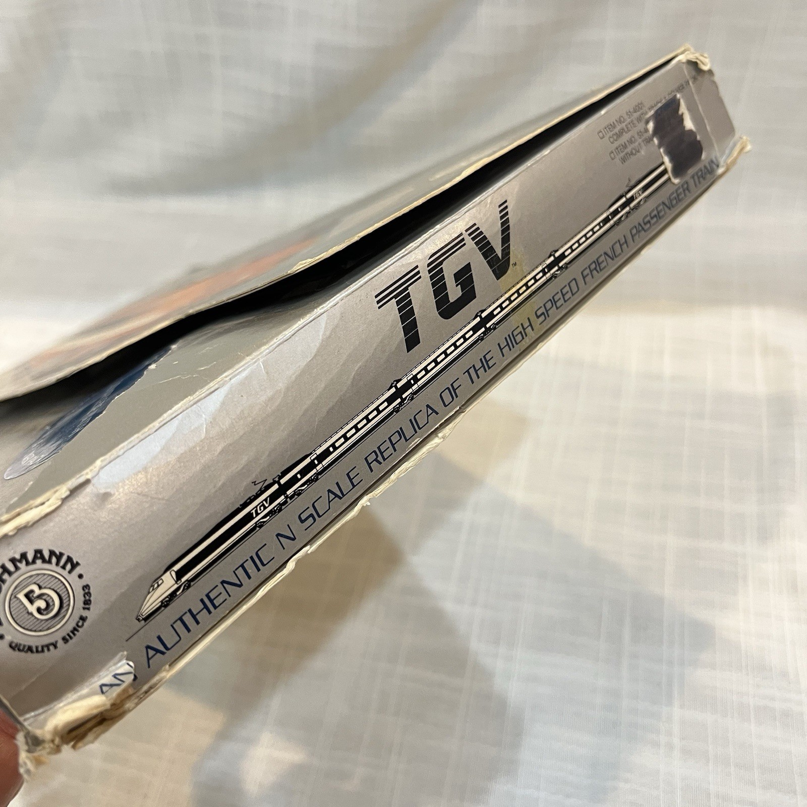 Bachmann 51-4001 N Scale TGV High Speed French Passenger Train *UNTESTED, READ*