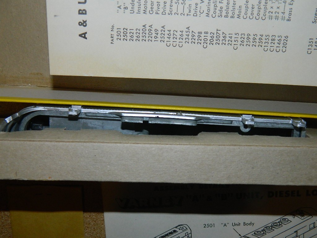 Vintage Varney No. 2515 HO Scale Brute Diesel Kit Locomotive New in the Box