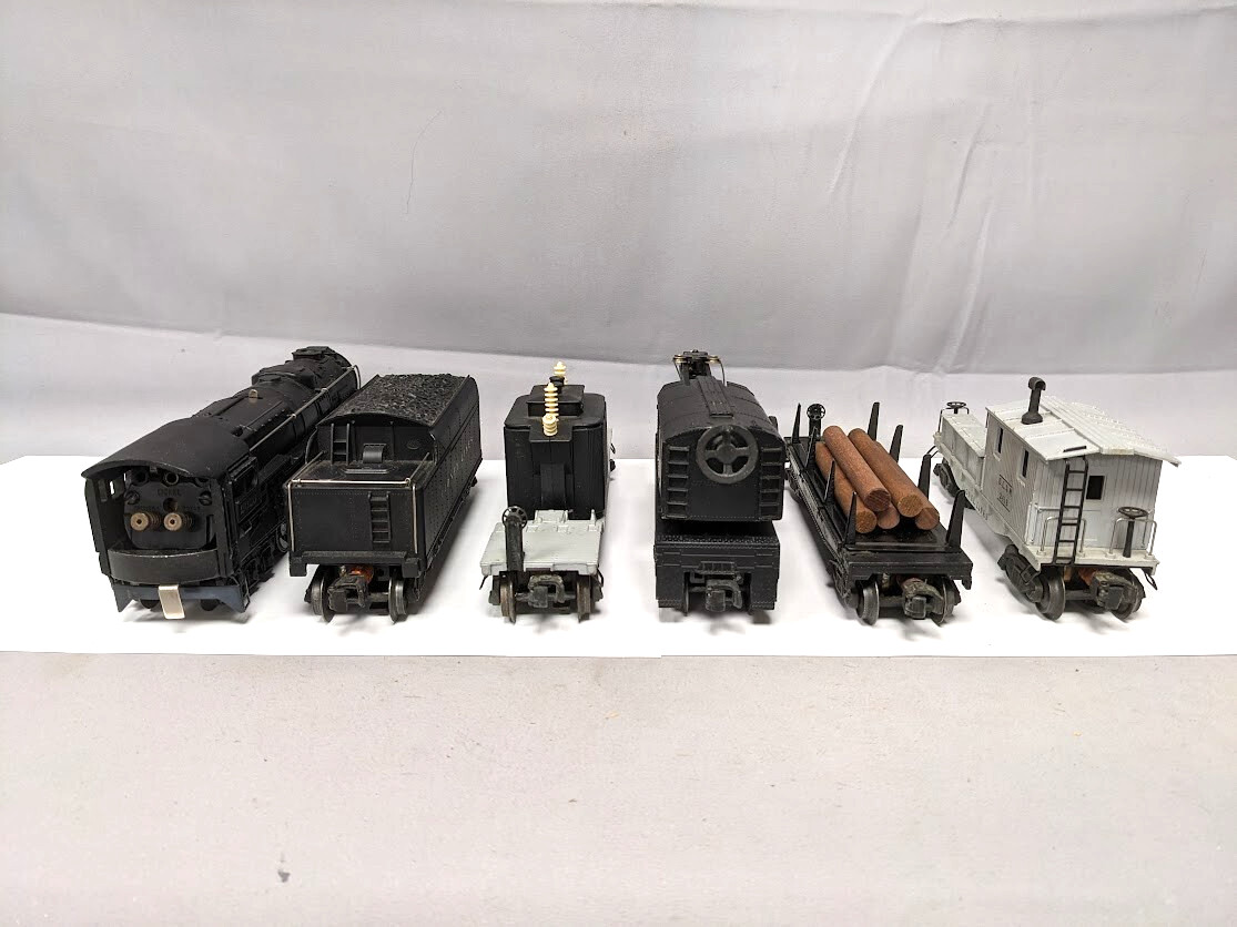 Lionel No.1447WS Steam Locomotive 4 Car Freight Set Circa 1948 O/Boxes C-7+
