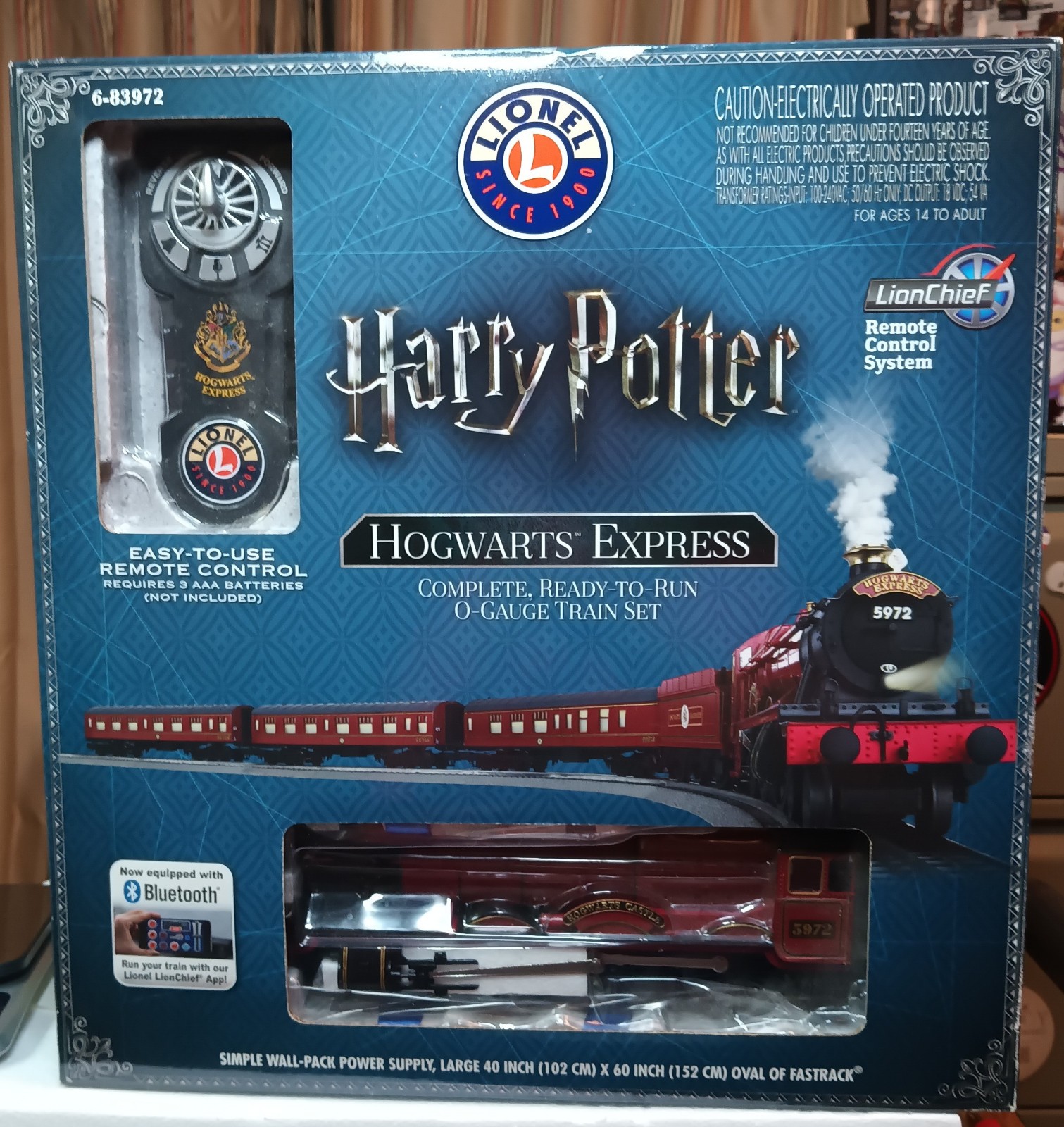 Lionel Lioncheif 6-83972 Harry Potter Hogwarts Express Bluetooth App O-Gauge