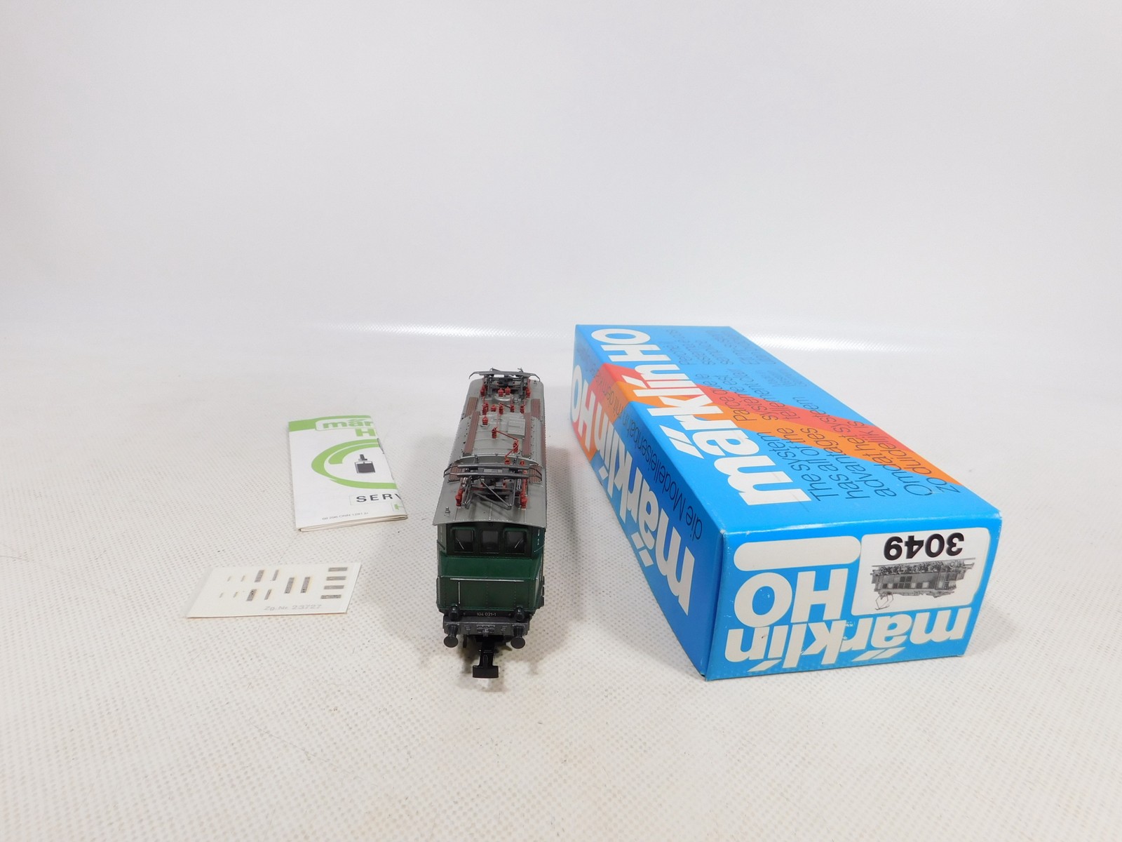 Märklin H0 AC 3049 E-Lok E-Locomotive 104 021-1 DB Mint Box #EF897-1