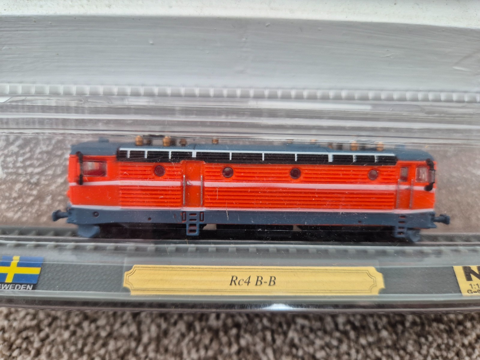 DEL PRADO N GUAGE 1/160 RC4 B-B SWEDEN LOCO LOCOMOTIVE TRAIN MODEL