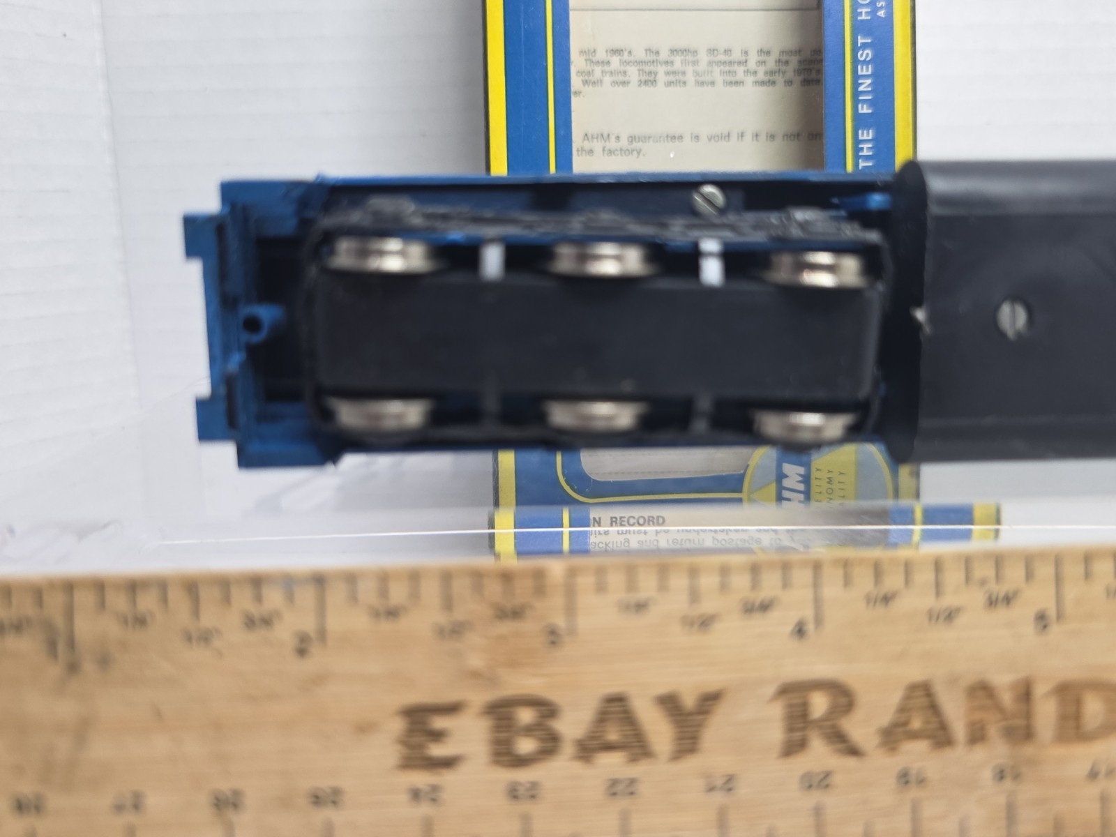 AHM HO Scale 5030-03 Conrail 6297 EMD SD-40 Diesel Loco Runs As Is Read Des