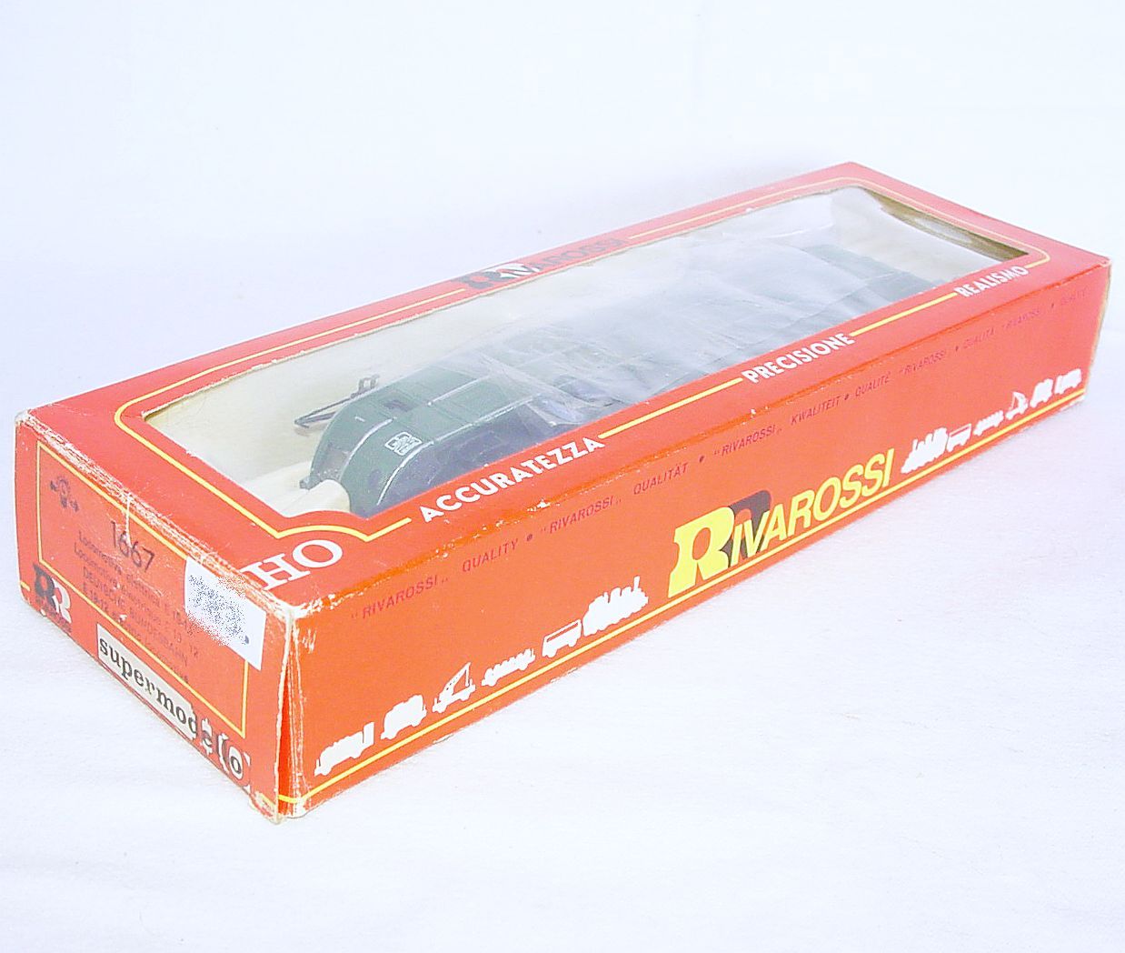 Rivarossi HO 1:87 DB BR E19 Deutsche Bundesbahn Green ELECTRIC LOCOMOTIVE MIB`80