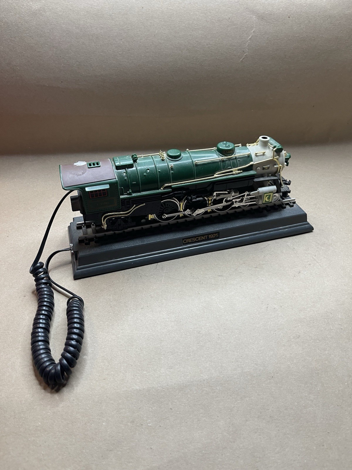 Vintage Crescent Telemania Train 1925 Locomotive Telephone Tested