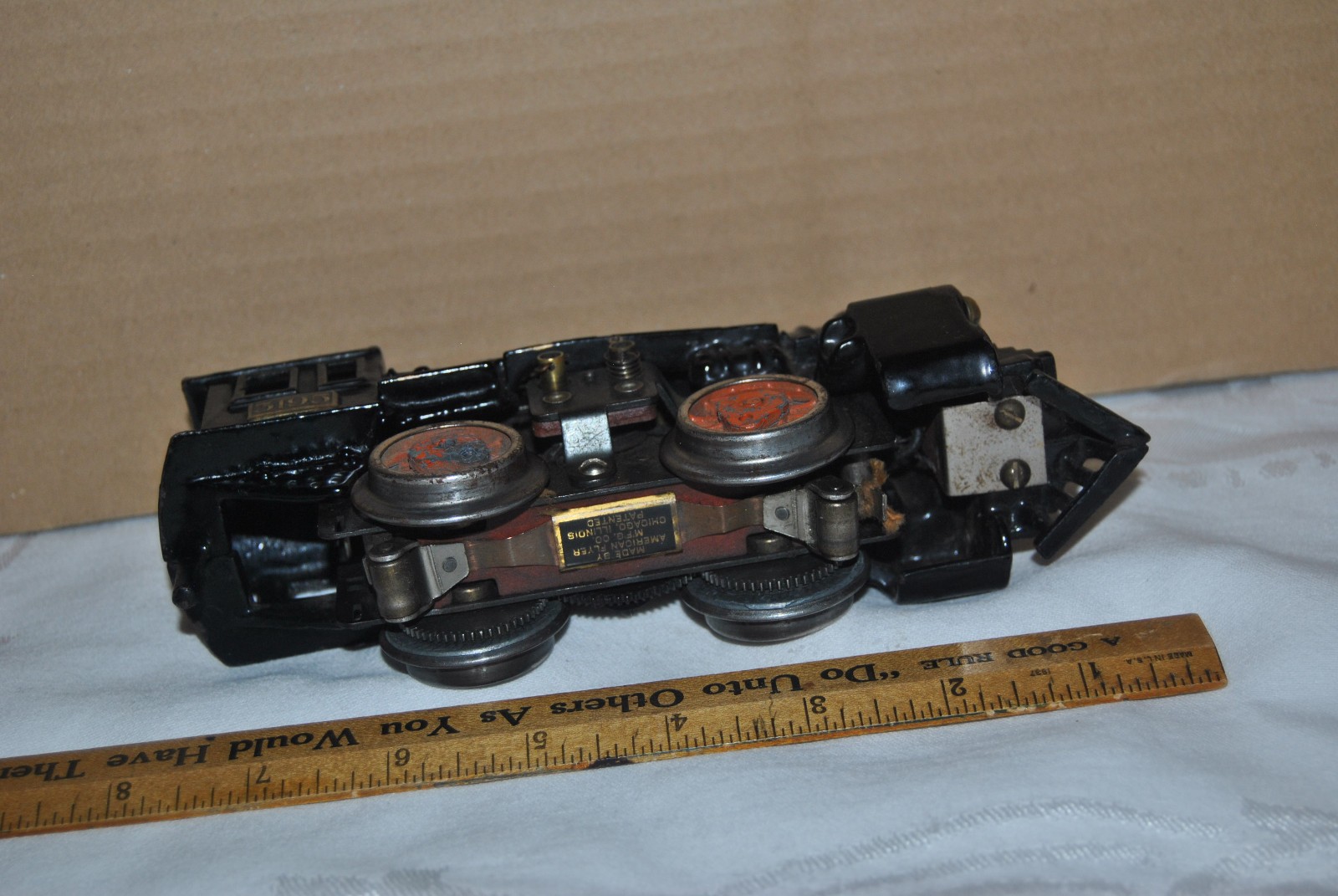 Prewar AMERICAN FLYER No. 3195 Cast Iron STEAM LOCOMOTIVE for PARTS or REPAIR !!