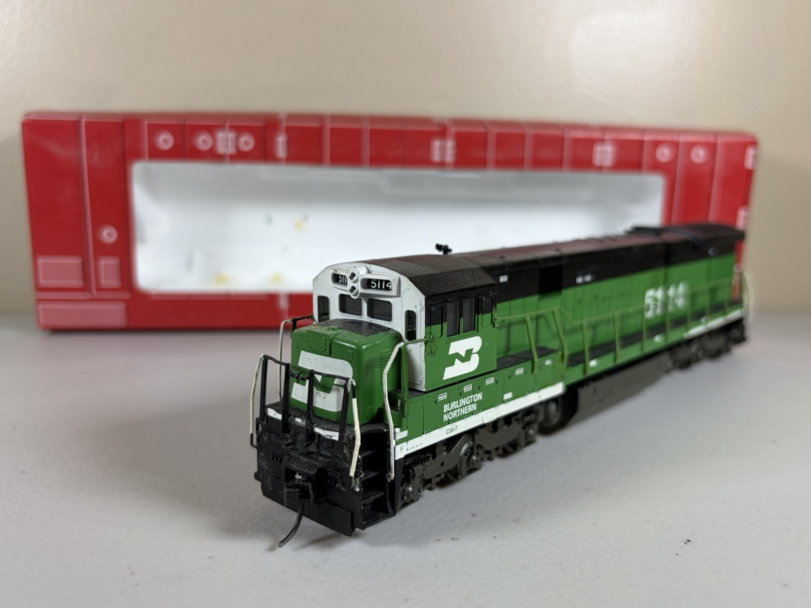 HO Atlas Burlington Northern C30-7 #5114