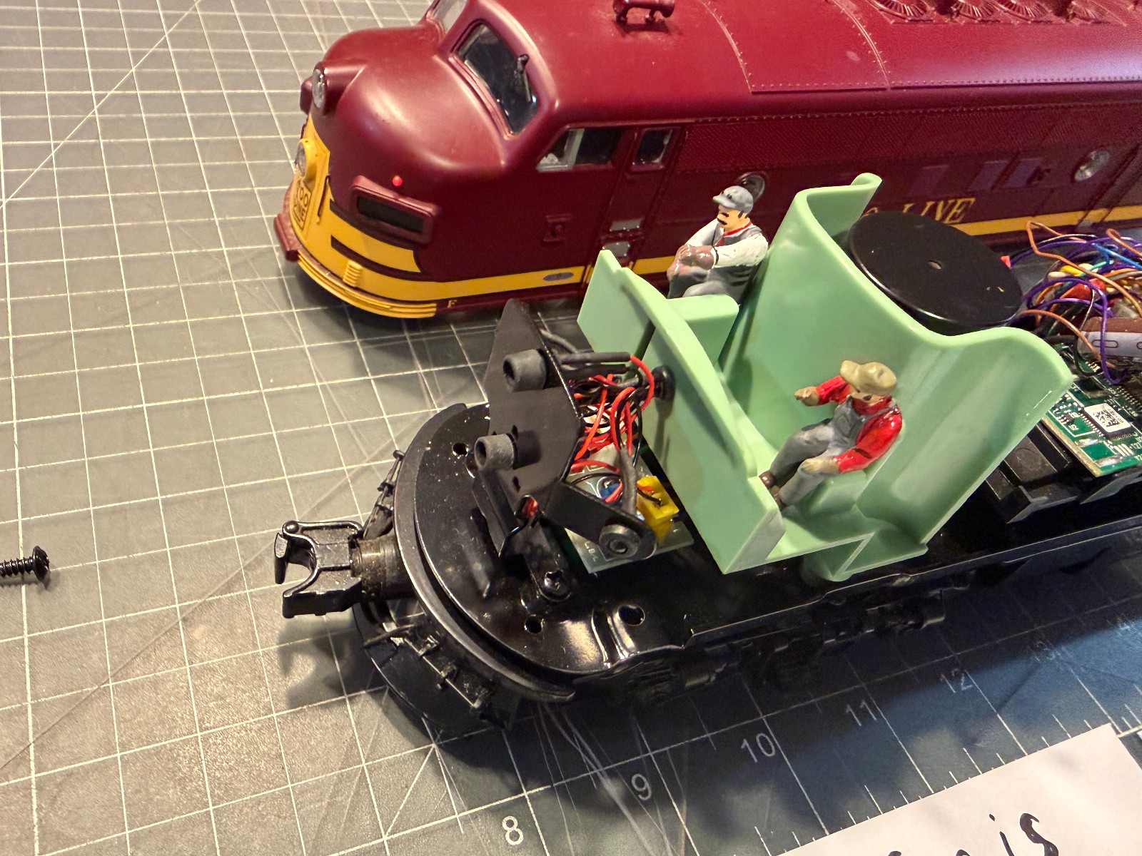 MTH O Train SOO F3 DIESEL 202A SLAVE POWER LOCOMOTIVE from ABA 20-20404-1 Set A
