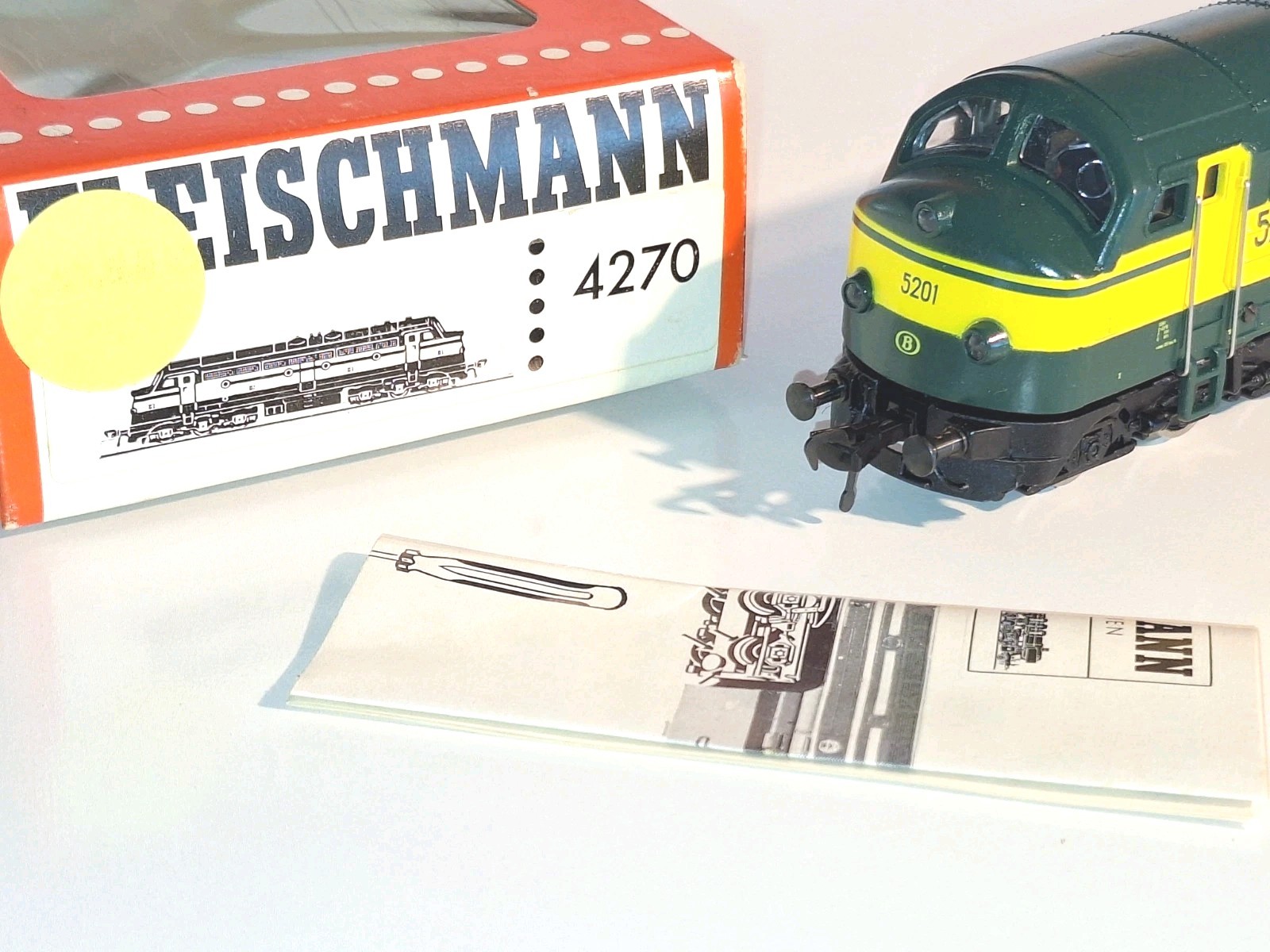 Fleischmann 4270 SNCB Diesel. New Old Stock. Mint Cond. Boxed. HO. 2 rail DC