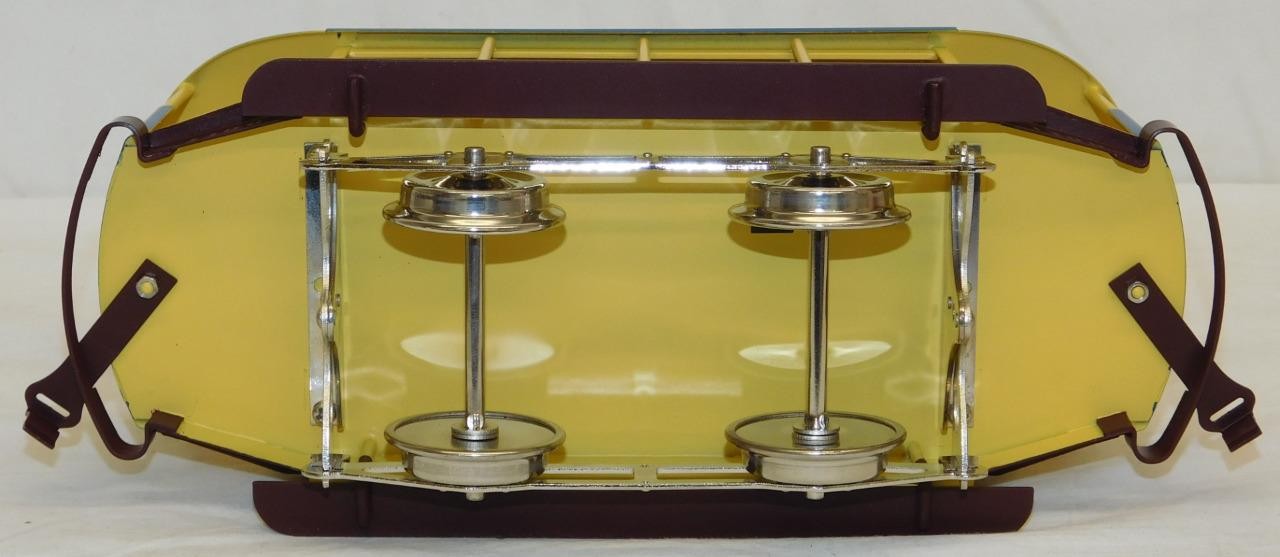 Lionel 6-13113 Standard Gauge Summer Trolley #101 & Trail Car #1100 Tinplate C-8