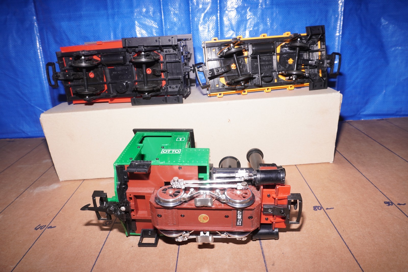 LGB 20528 Steam Locomotive Train Set Auto-Express G Track Set 1:22.5