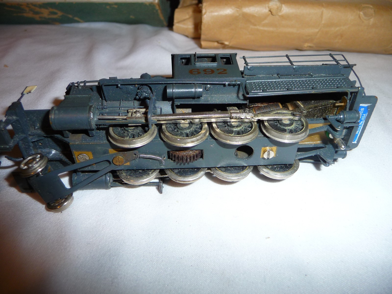 VTG 1961 GEM MODELS OLYMPIA EH-105 Reading Class 15C 2-8-0 Consolidated w/ Box