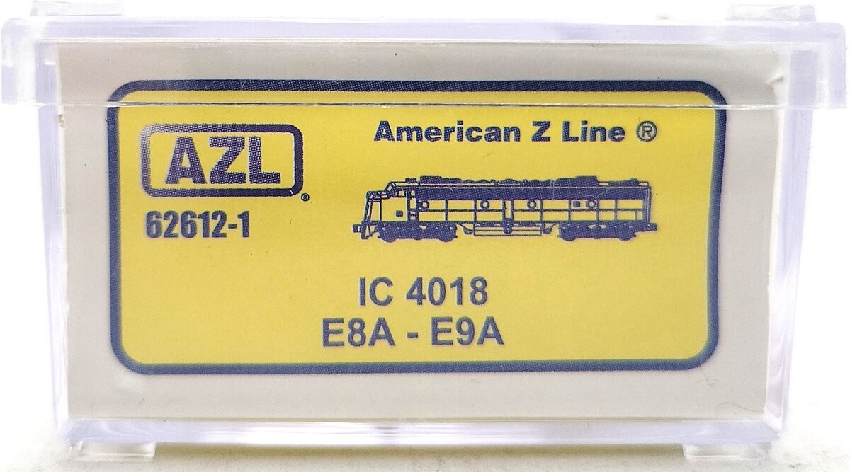 American Z-Line 62612-1 Z Scale Illinois Central E8A-E9A Diesel Locomotive #4018