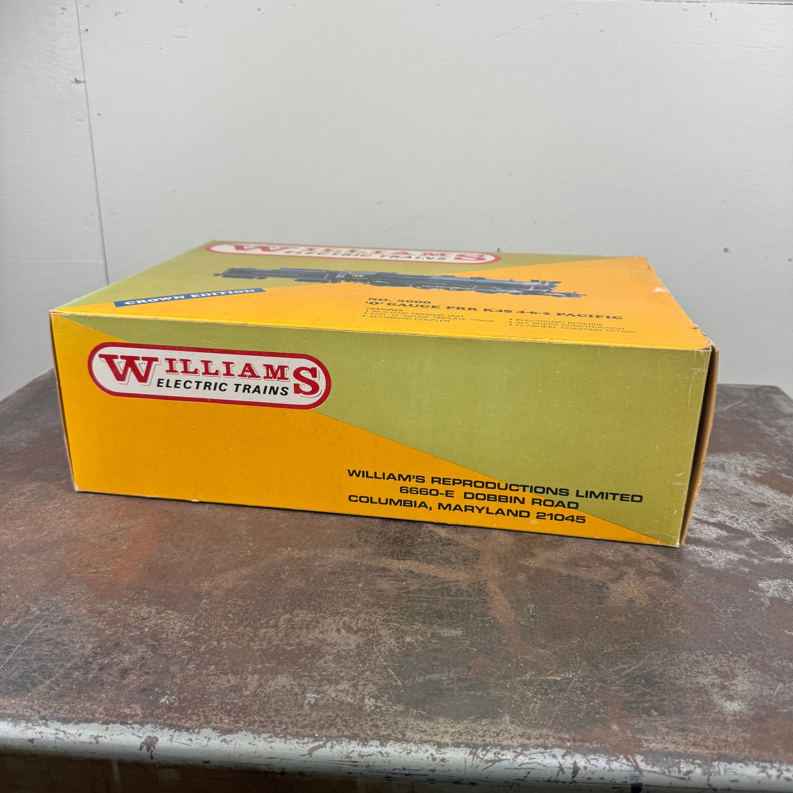 WILLIAMS Electric Trains No 5000 ‘O’ Gauge PRR K4S 4-6-2 Pacific – Crown Edition