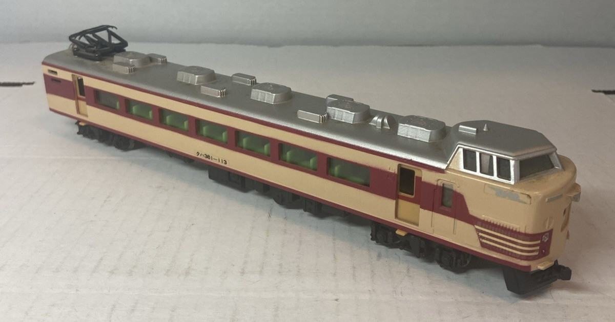 Yonezawa Diapet 1:80 Model Train Ku-Ha 381-113 Electric EMU Train from Japan
