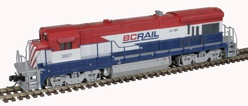 N Atlas 40005447 GE B36-7 BC Rail Rd# 3613 DCC Ready