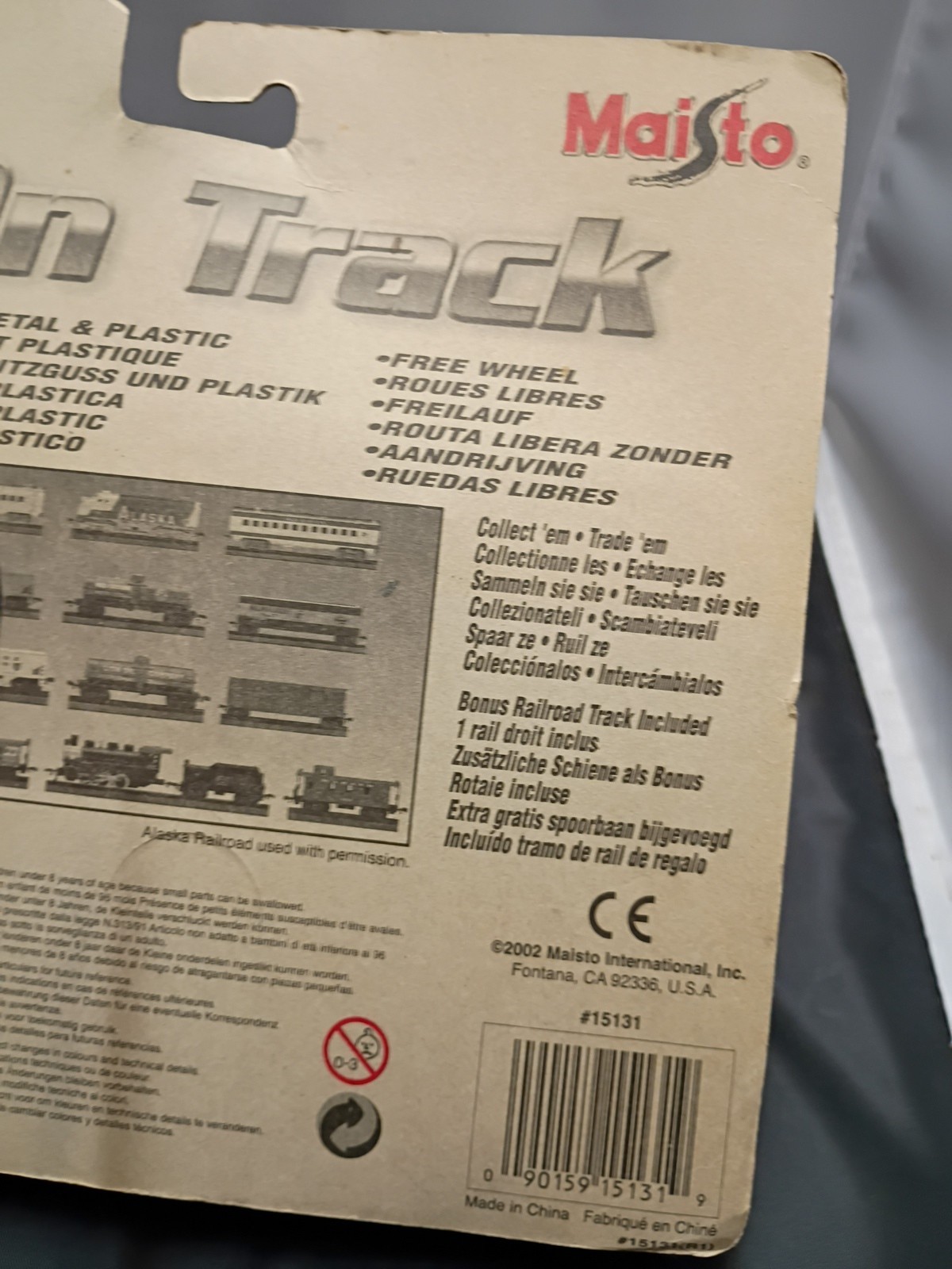 Maisto Diecast Steam Locomotive & Tender Texas & Pacific Number 473 On Track new