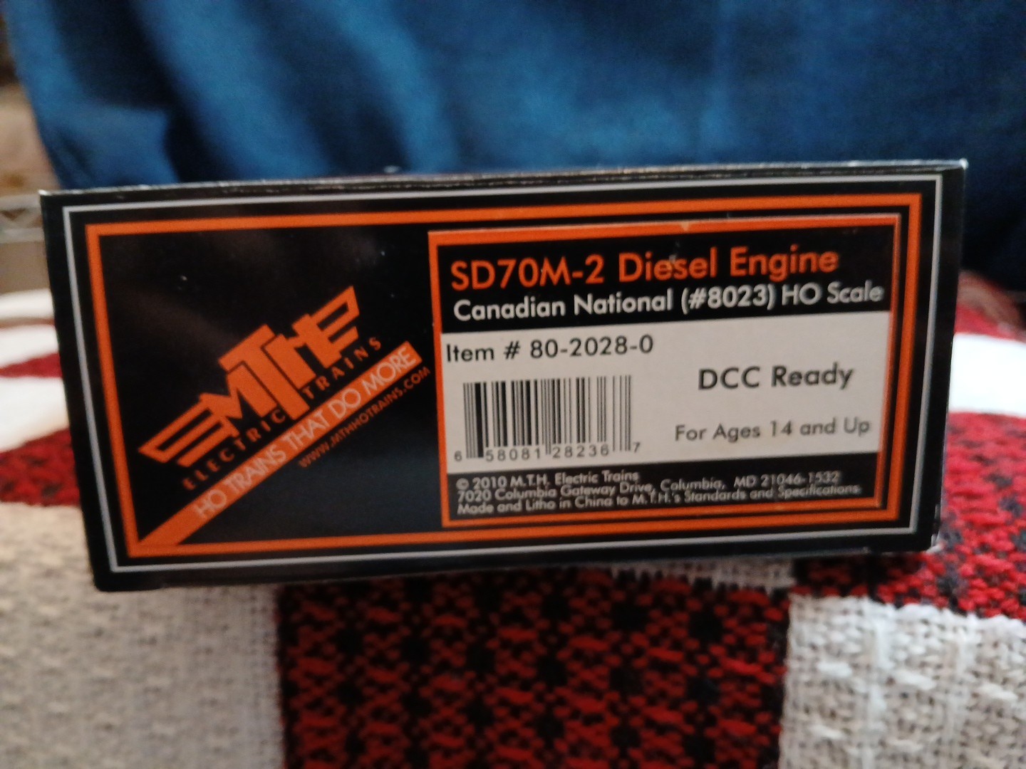MTH SD70M-2 Diesel Engine #80-2028-0 Canadian National #8023 HO Scale