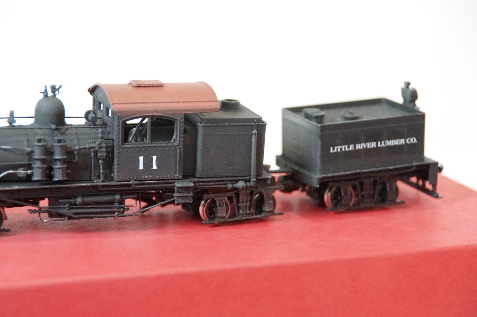 Vtg RoundHouse HO Train Model 3 Truck SHAY #373 Little River Lumber Co Can Motor