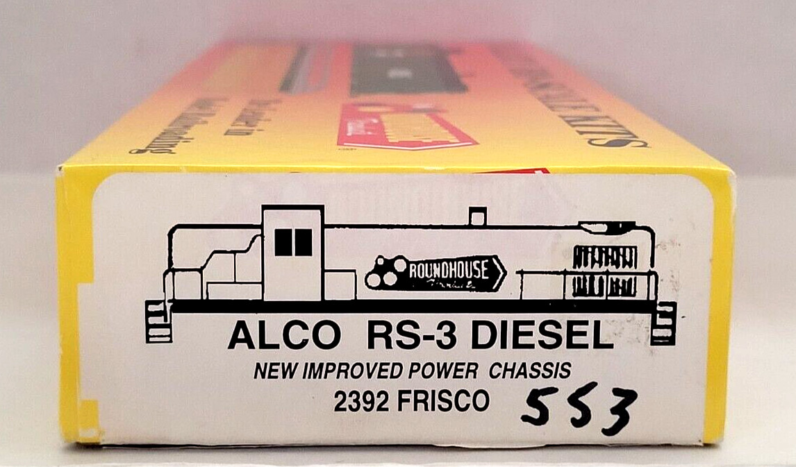 Roundhouse 2392 HO Scale Alco RS-3 Frisco #553 New Other Tested and Works