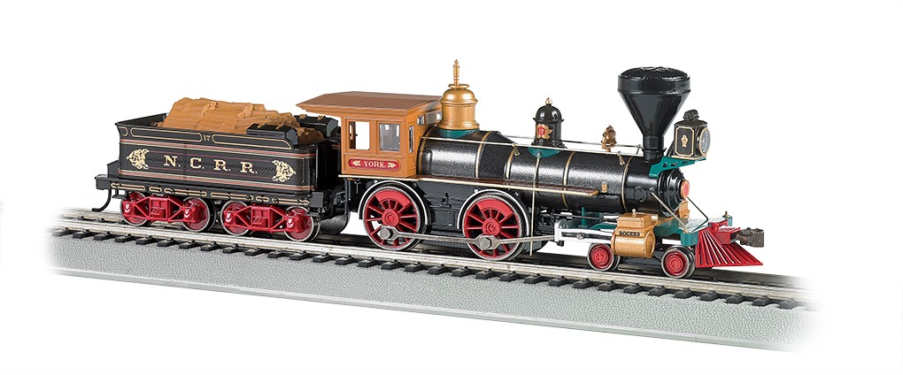 NEW Bachmann 4-4-0 American NCRR “The York” Steam Locomotive with DCC Sound HO