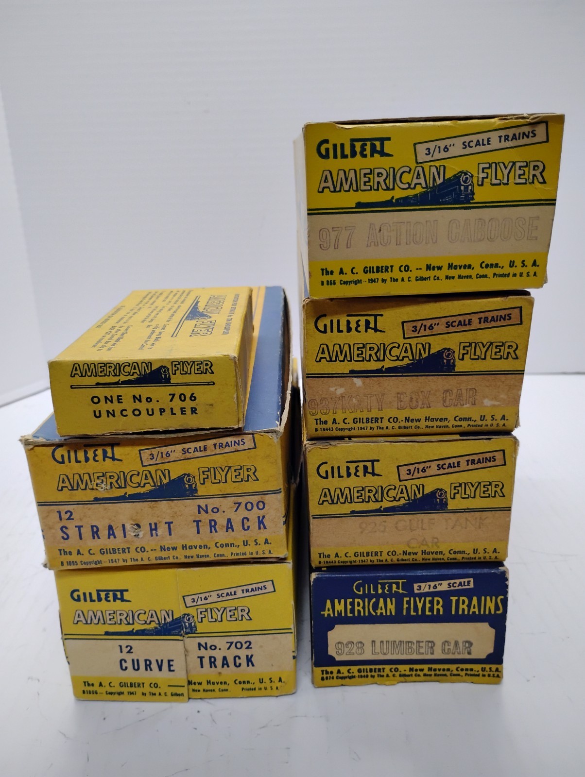 AMERICAN FLYER LINES C&NW #283 SET FROM 1956 WITH EXTRAS S GAUGE/USED
