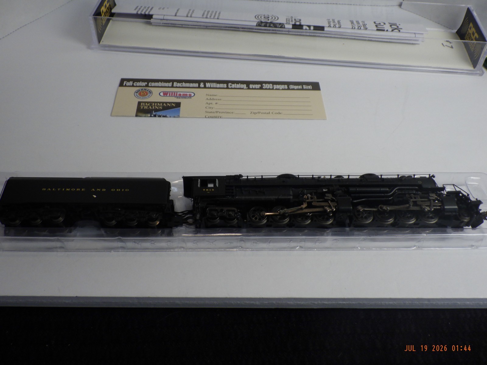 Bachmann 80856 N Train B&O EM-1 2-8-8-4 Sound Value Equipped Steam Locomotive