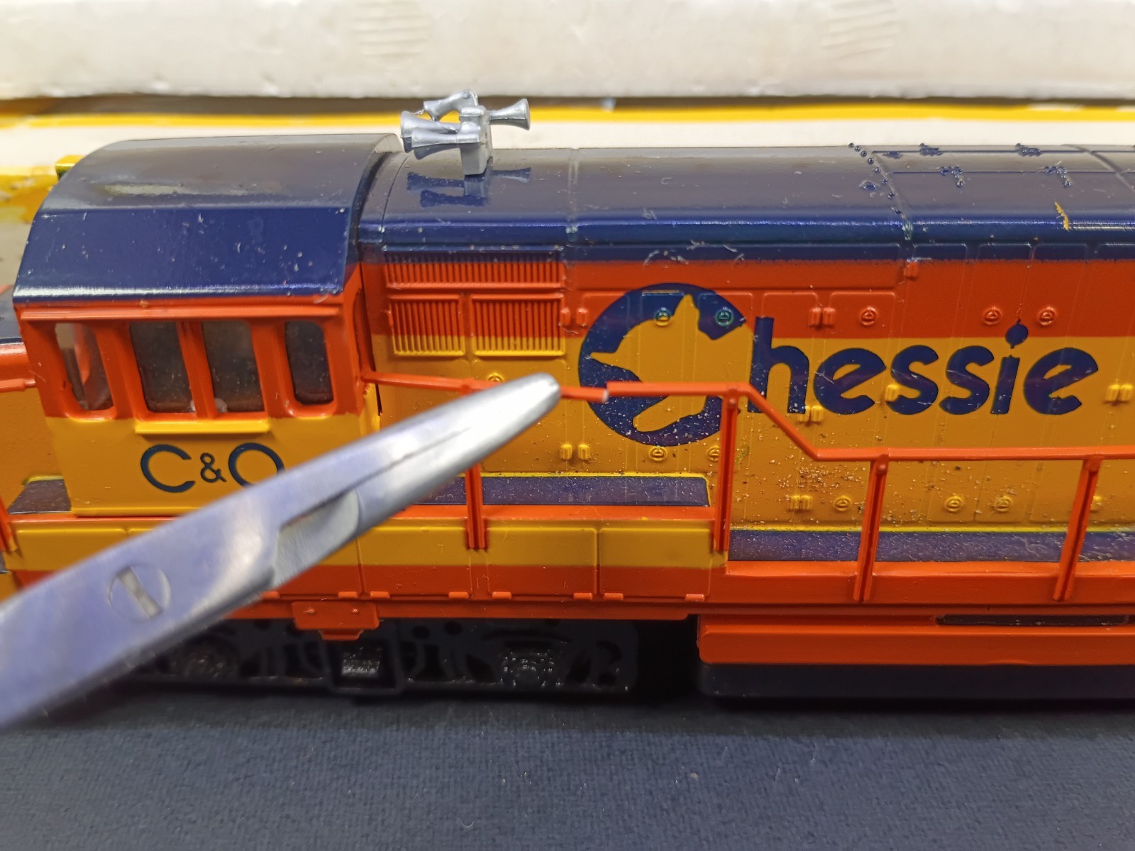 Bachman GE U36B Diesel Locomotive Chassis HO Scale Item 0626 Read
