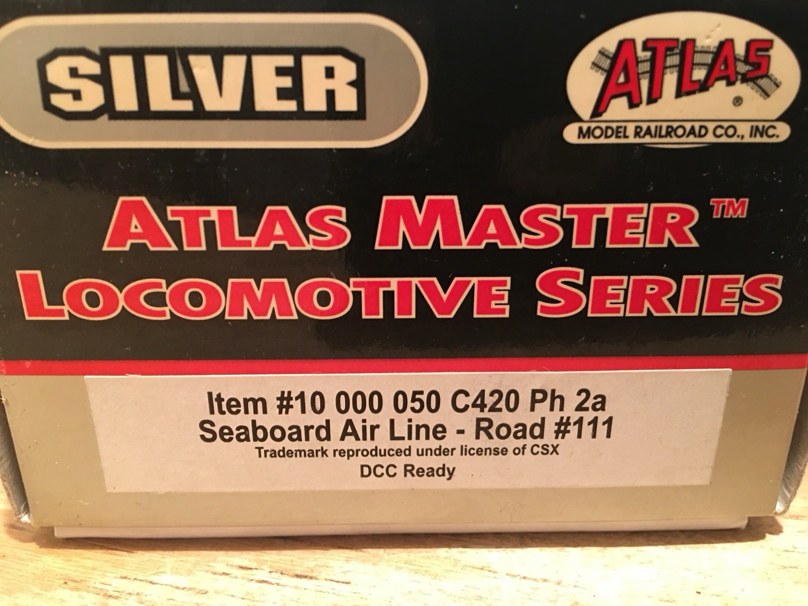 HO Atlas 10000050 Seaboard Air Line ALCO C420 Powered Diesel Locomotive SAL #111