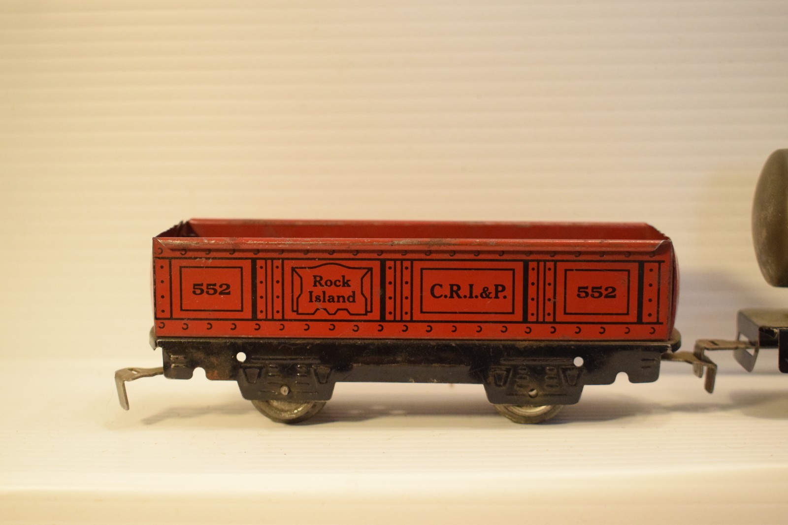 MARX 8995 BOXED TRAIN TRANSFORMER SET LOCOMOTIVE TENDER CABOOSE 5 CARS WORKS