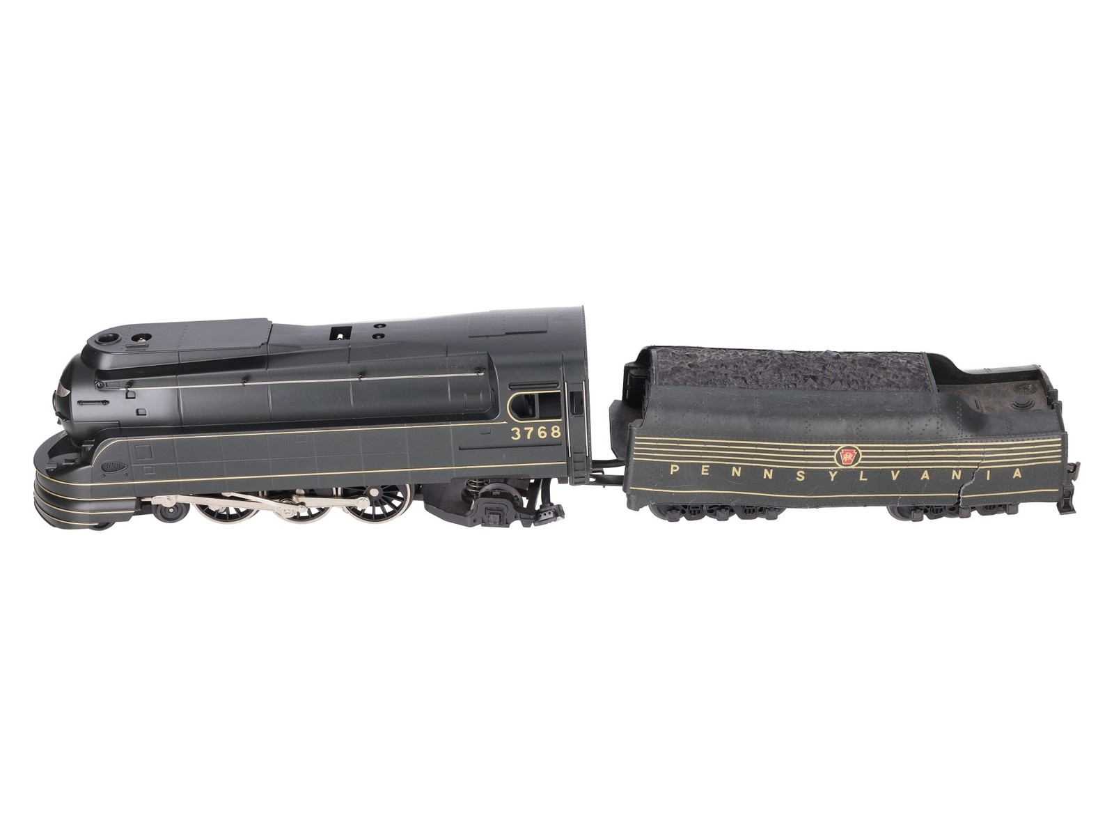 MTH 30-1118-1 O PRR 4-6-2 K-4s Torpedo Steam Locomotive & Tender #3768 w/PS1/Box