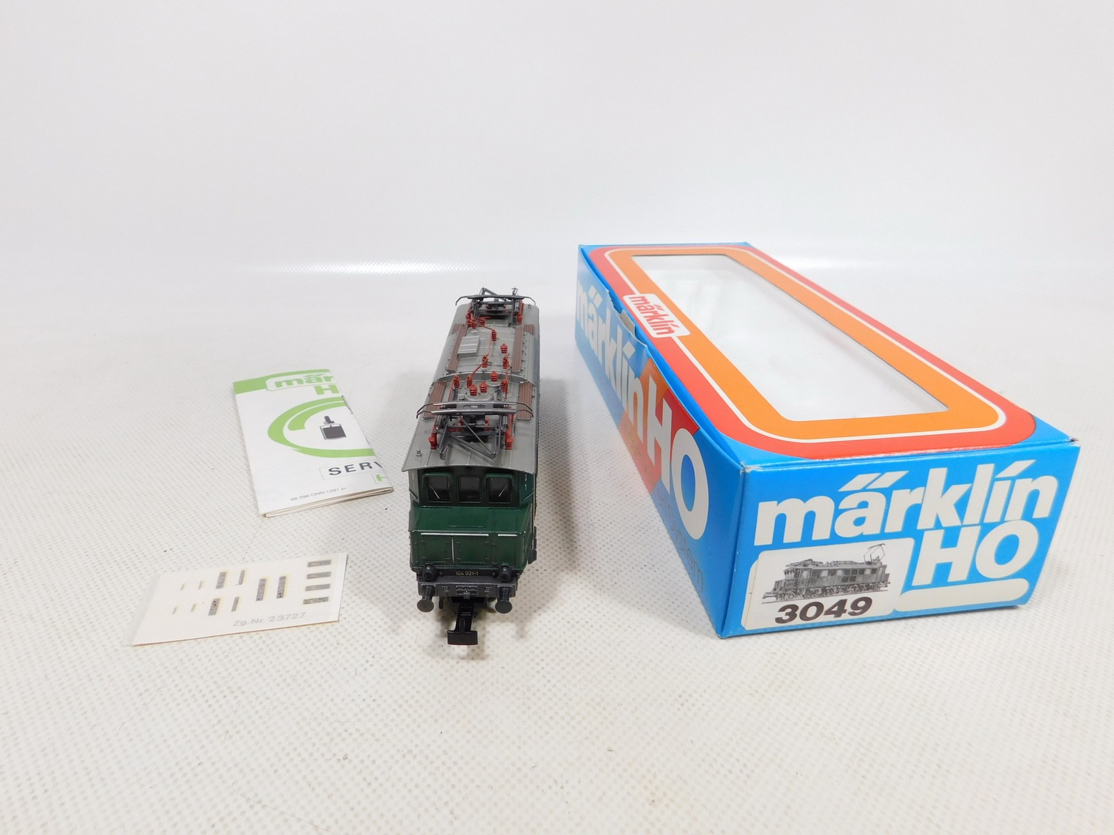 Märklin H0 AC 3049 E-Lok E-Locomotive 104 021-1 DB Mint Box #EF897-1