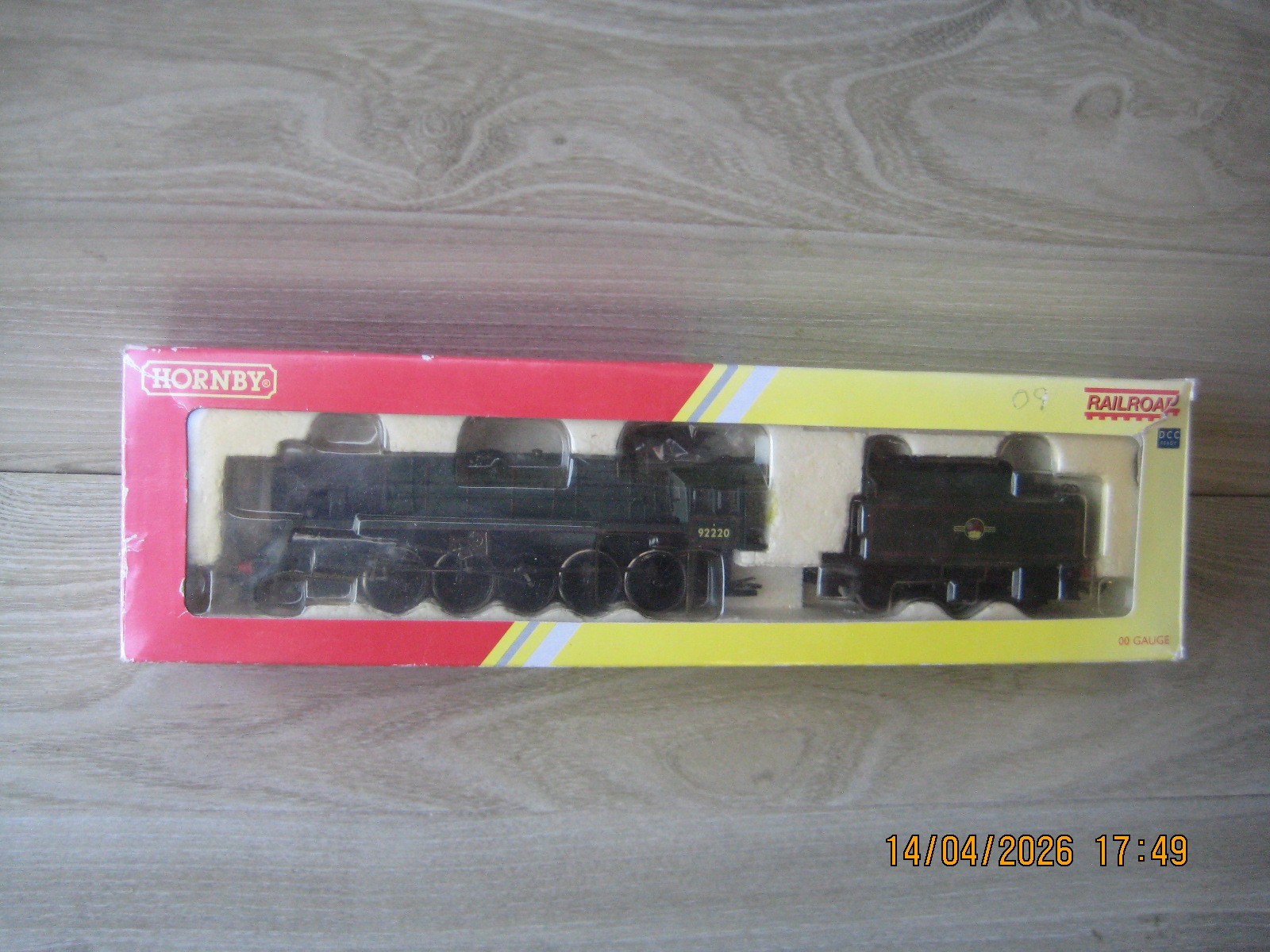 HORNBY RAILWAYS R2785 BR GREEN 9F EVENING STAR LOCO Decoder Fitted (set Code 9)