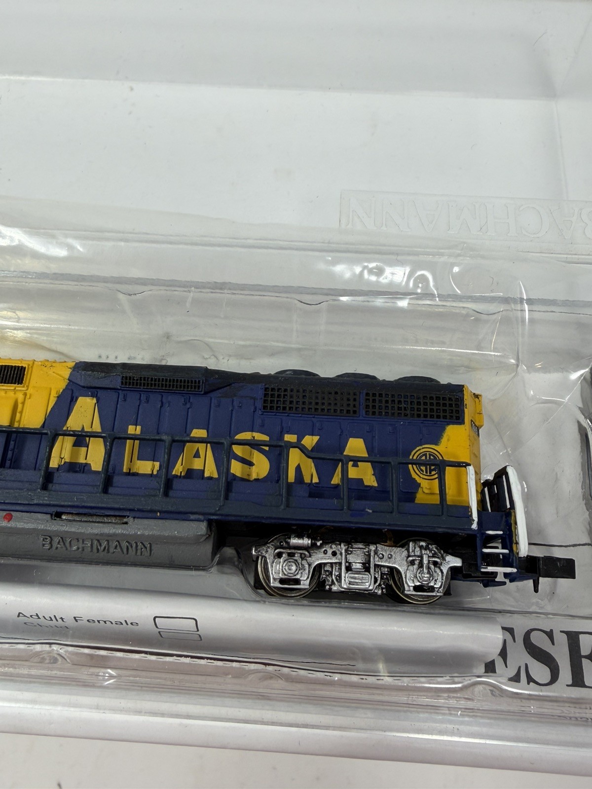 Bachmann 63598 N Alaska Powered Diesel Locomotive #3015/Box