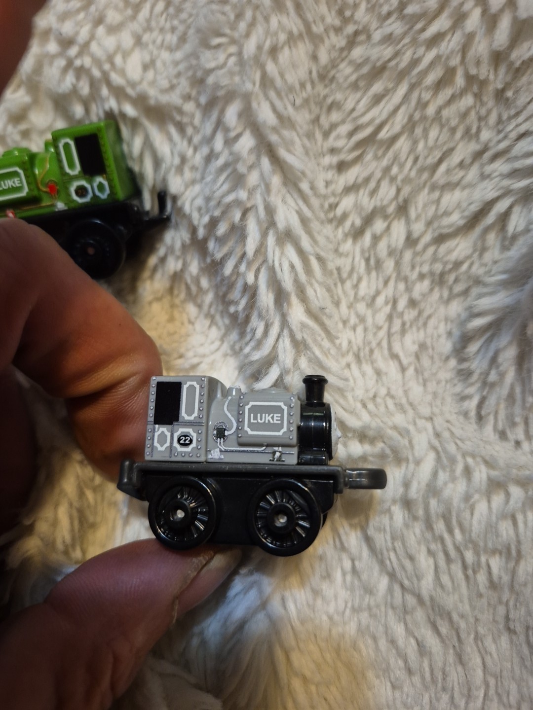 Thomas & Friends Minis~ Luke In Green & Grey {Rare}