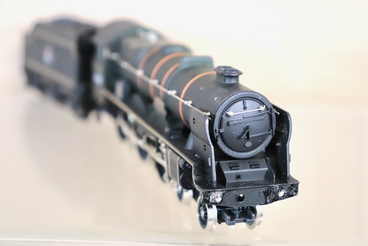 AIRFIX 54121 FACTORY TEST PAINT BR 4-6-0 ROYAL SCOT CLASS LOCOMOTIVE 46100 nw
