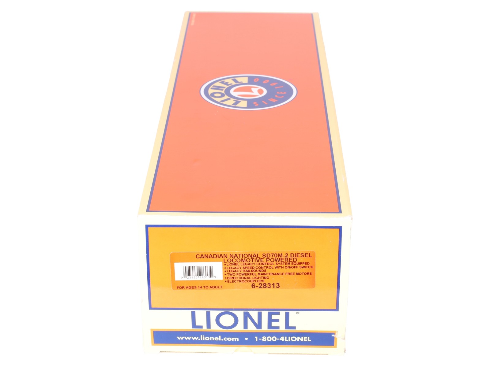Lionel 6-28313 O Gauge Canadian National Legacy SD70M-2 Diesel #8002/Box