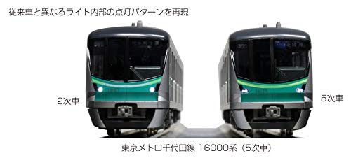 KATO N scale Tokyo Metro Chiyoda-Line 16000 5nd Basic Set Model Train 10-1605