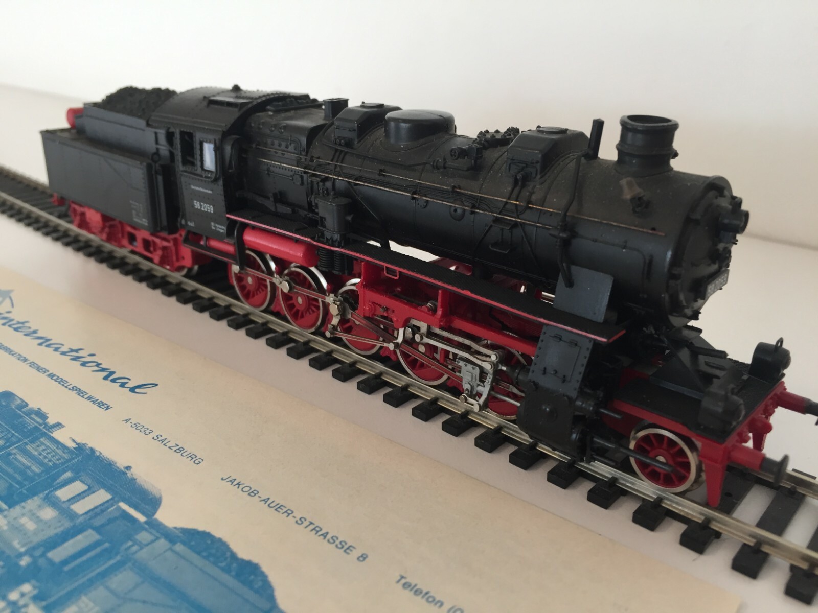 Roco HO Scale 4112 Prussian G12, DB Br58 (58 2059) 2-10-0 in Epoch iii Livery