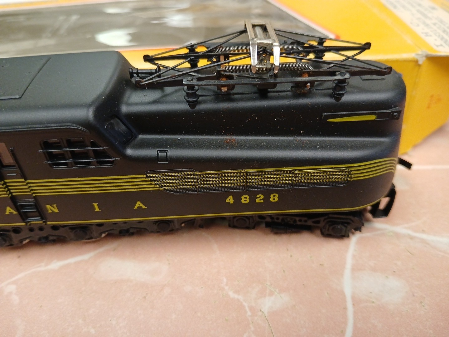Mehano HO PRR GG1 Electric Locomotive #4828 PRR w/Box UNTested MAKE OFFER NEW OS